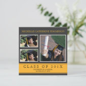 Aankondiging traditioneel universitair Afstuderen (Staand voorkant)