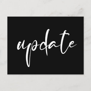 Aankondiging trouwdatum update briefkaart