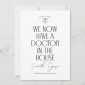 Aankondiging uitnodiging medisch Afstuderen (Voorkant)