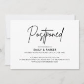 Aankondiging Uitstel (Voorkant)