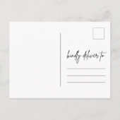 Aankondiging uitstel trouwdatum Nieuwe datum reser (Achterkant)