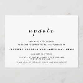 Aankondiging uitstellen van weddenschap over uitst