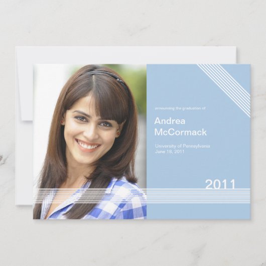 Aankondiging van 1 foto-Afstuderen (Voorkant)