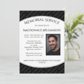 AANKONDIGING VAN AANKONDIGDE MEMORIËLE SERVICE (Staand voorkant)