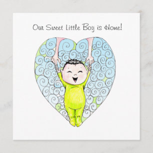 Aankondiging van adoptie Chinese jongen