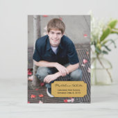 Aankondiging van afstuderen (Staand voorkant)