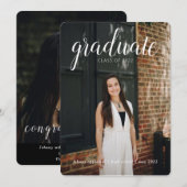 Aankondiging van Afstuderen (Voorkant / Achterkant)