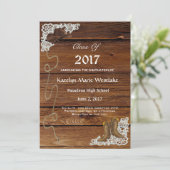 Aankondiging van afstuderen bij 20XX Wood, Boots & (Staand voorkant)