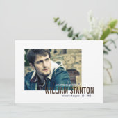 Aankondiging van Afstuderen foto's Mod 2 (Staand voorkant)