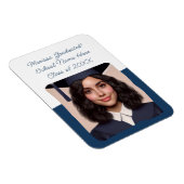 Aankondiging van afstuderen met aangepaste foto ty magneet (Rechterzijde)