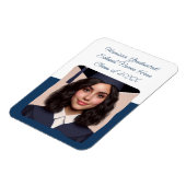 Aankondiging van afstuderen met aangepaste foto ty magneet (Linkerzijde)