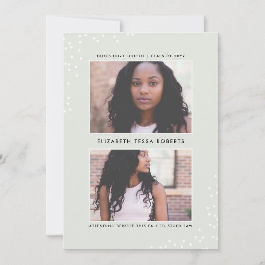 Aankondiging van Afstuderen met dubbele bestemming (Voorkant)