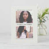 Aankondiging van Afstuderen met dubbele bestemming (Staand voorkant)