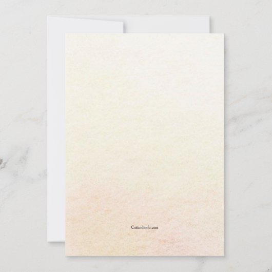 Aankondiging van Afstuderen met foto (Achterkant)