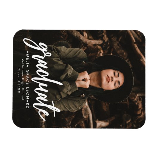 Aankondiging van Afstuderen met scripts Magneet (Horizontaal)