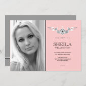 Aankondiging van Afstuderen op foto's schild (Voorkant / Achterkant)