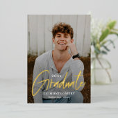 Aankondiging van Afstuderen van de Folie van gekle (Staand Voorkant)