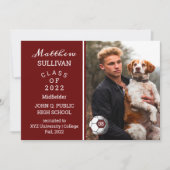 Aankondiging van Afstuderen van de Foto van de Spe (Voorkant)