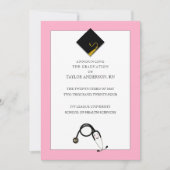 Aankondiging van afstuderen verpleegster (Voorkant)