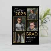 Aankondiging van Afstuderen voor geblindeerde gale (Staand Voorkant)