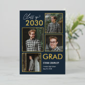 Aankondiging van Afstuderen voor geblindeerde gale (Staand Voorkant)