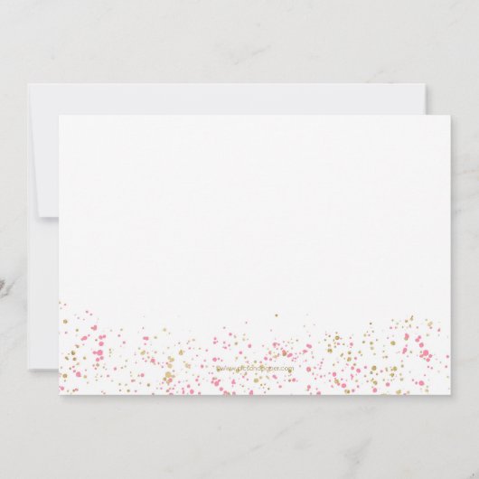 Aankondiging van Afstuderen voor het paren van de  (Achterkant)