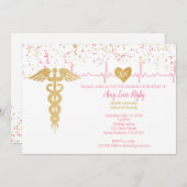 Aankondiging van Afstuderen voor het paren van de  (Voorkant / Achterkant)