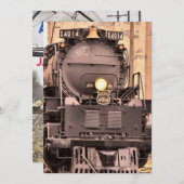 Aankondiging van alle treinritten (Voorkant / Achterkant)