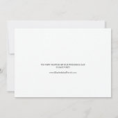 Aankondiging van Aqua and Gold Beach Elopement (Achterkant)