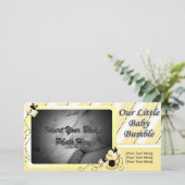 Aankondiging van baby Bumble (Staand voorkant)