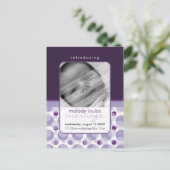 AANKONDIGING VAN baby hallo baby: (Staand voorkant)