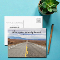 Aankondiging van bewegende wegfotografie