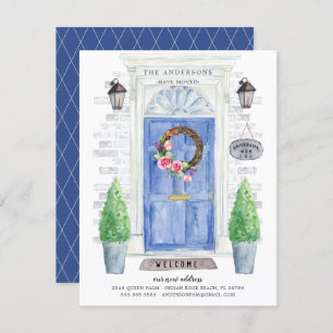 Aankondiging van blauwe voorkleppen