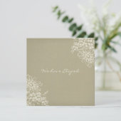 Aankondiging van  bouwkaarten (Staand voorkant)