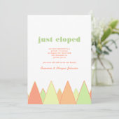 Aankondiging van Colorful Peaks Elopement (Staand voorkant)