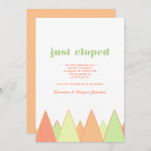 Aankondiging van Colorful Peaks Elopement (Voorkant / Achterkant)