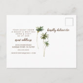 Aankondiging van de aanleg van de kustlijn (Achterkant)