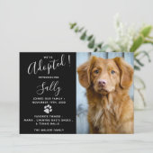 Aankondiging van de adoptie van huisdieren - Elega (Staand voorkant)