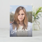 Aankondiging van de Afstuderen van de Foto van de  (Staand voorkant)