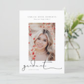 Aankondiging van de Afstuderen van de Foto van Scr (Staand voorkant)