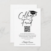 Aankondiging van de Afstuderen van het College-fon (Voorkant / Achterkant)