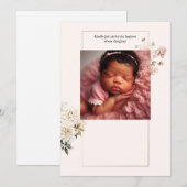 Aankondiging van de baby (Voorkant / Achterkant)