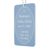 Aankondiging van de baby HAMbWG Air Freshener Luchtverfrisser (Links)