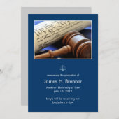 Aankondiging van de belangrijkste foto-Afstuderen  (Voorkant / Achterkant)