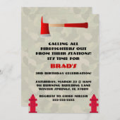 Aankondiging van de Birthday Party van Cute Firefi (Voorkant / Achterkant)