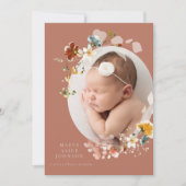 Aankondiging van de  botanische wilde bloem (Voorkant)