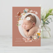 Aankondiging van de  botanische wilde bloem (Staand voorkant)