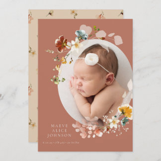 Aankondiging van de botanische wilde bloem