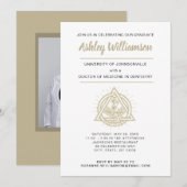 Aankondiging van de diploma-uitreiking van de tand (Voorkant / Achterkant)