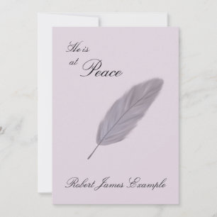  aankondiging van de dood (veer)